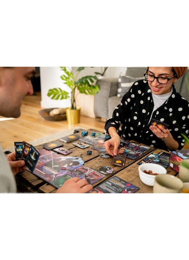 USAopoly - Marvel Dice Throne ; 4 Hero Box Featuring Scarlet Witch Thor Loki Spiderman ; 2To4 Player Competitive Dice Game ; Officiallylicensed ; Compatible With The Dice Throne Ecosystem - Image 1