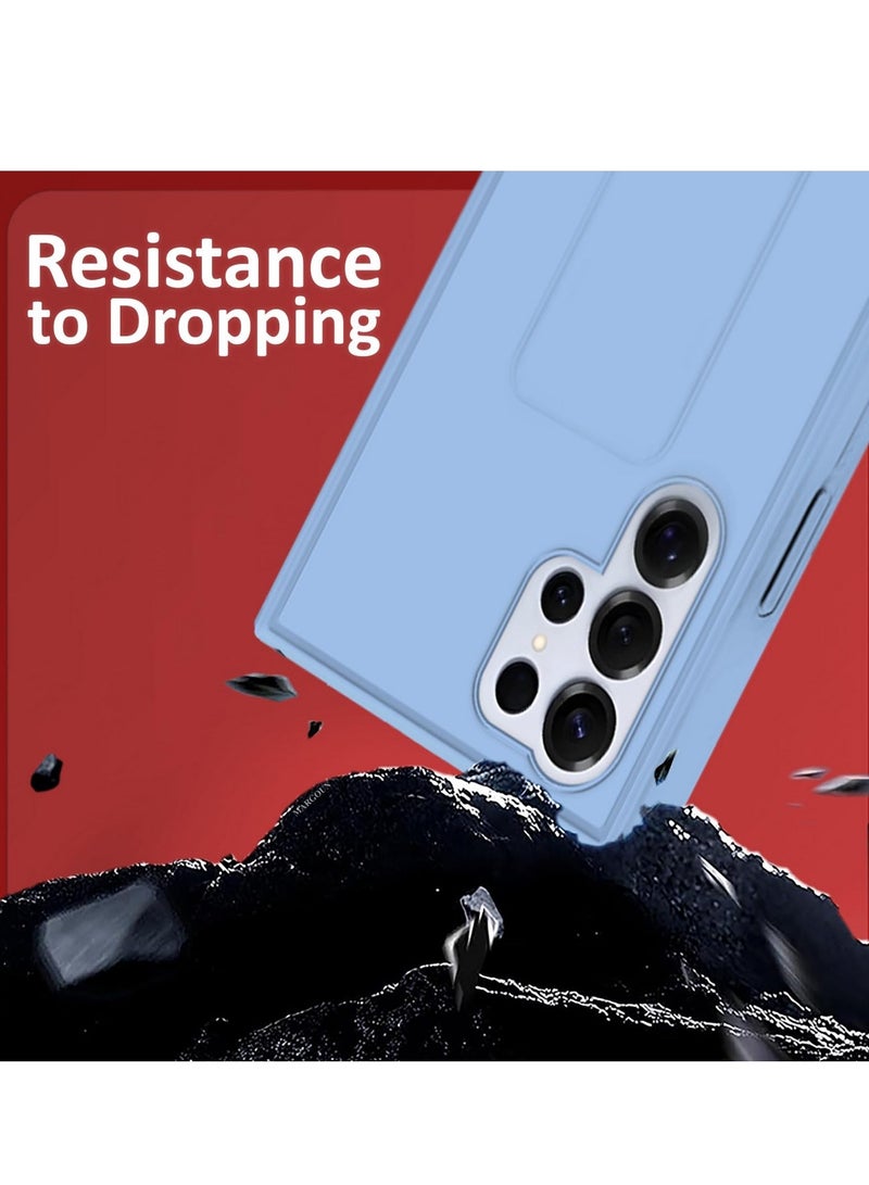 حومة غطاء حماية مغناطيسي للسيارة لهاتف سامسونج جالاكسي S25 ألترا مع حامل للإصبع متعدد الوظائف وغطاء حماية مقاوم للصدمات لهاتف سامسونج جالاكسي S25 ألترا مقاس 6.9 بوصة - Image 3