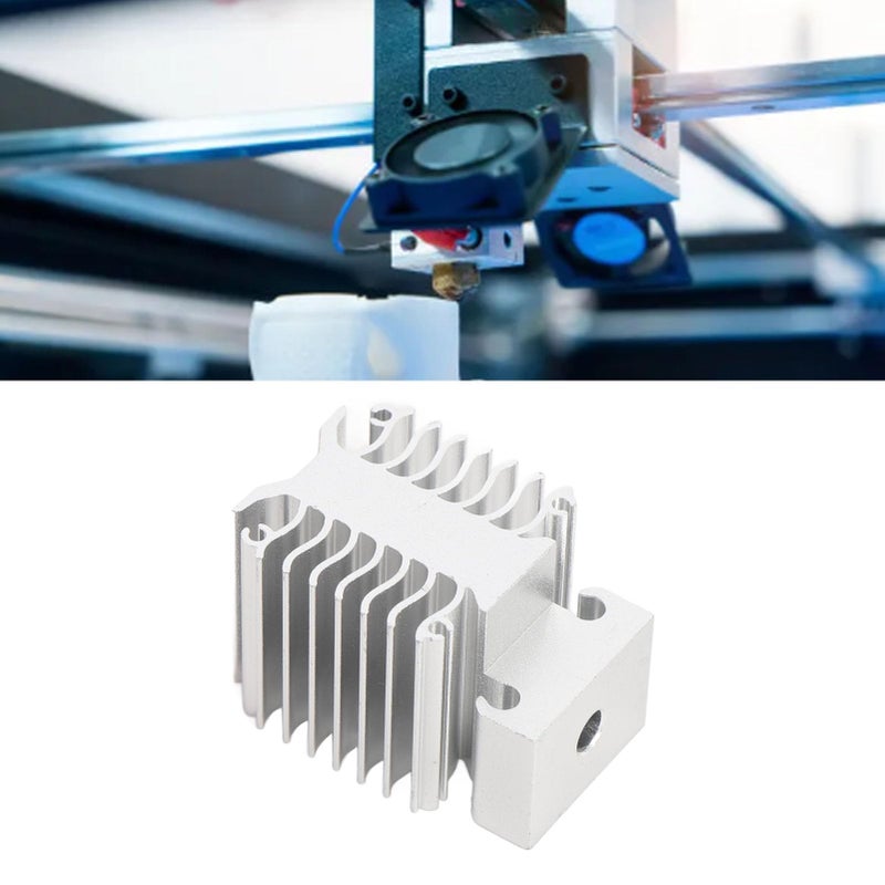 Aluminum Alloy 3D Printer Heat Dissipation Block Heatsink for Ender 3 V3 KE SE Extruder - Image 5
