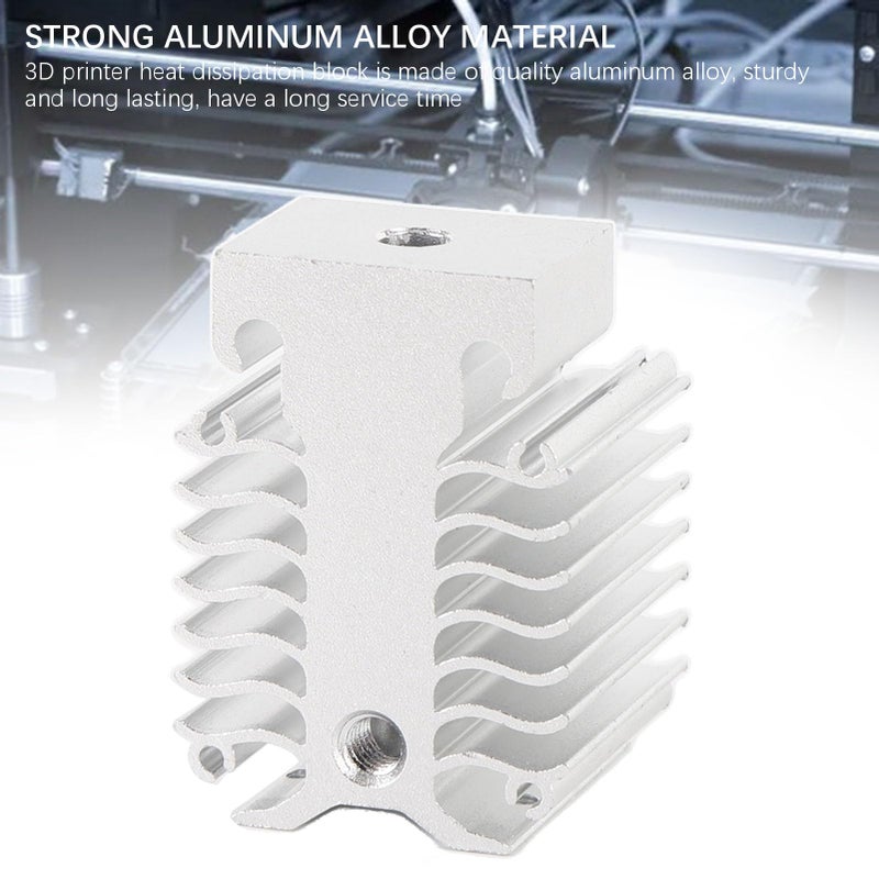 Aluminum Alloy 3D Printer Heat Dissipation Block Heatsink for Ender 3 V3 KE SE Extruder - Image 4