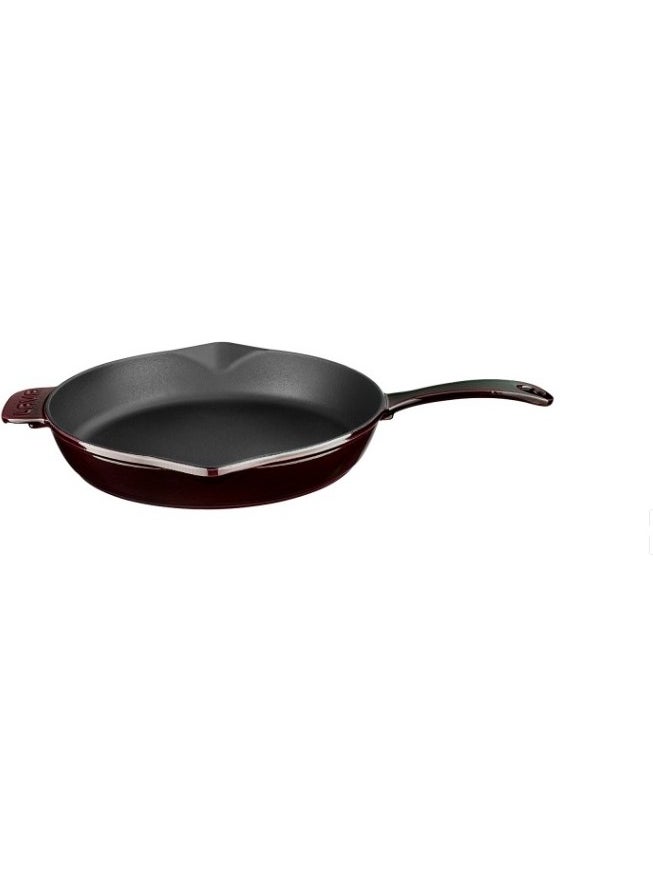 Lava Cast Iron Majolika Purple 28 cm Round Frying Pan LVYTV28PRP  - Image 1