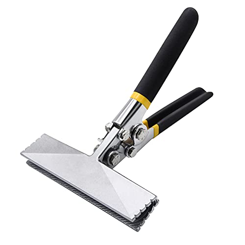 Mdvora Hand Seamer, 6in Straight Jaw Sheet Metal Bender Tools, Sheet Metal Seamer Form Edge Seamer Seaming Plier with Ergonomic Handle, for Bending and Flattening Sheet Metal Hand Tool - Image 1