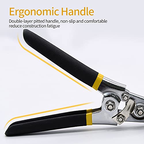 Mdvora Hand Seamer, 6in Straight Jaw Sheet Metal Bender Tools, Sheet Metal Seamer Form Edge Seamer Seaming Plier with Ergonomic Handle, for Bending and Flattening Sheet Metal Hand Tool - Image 5