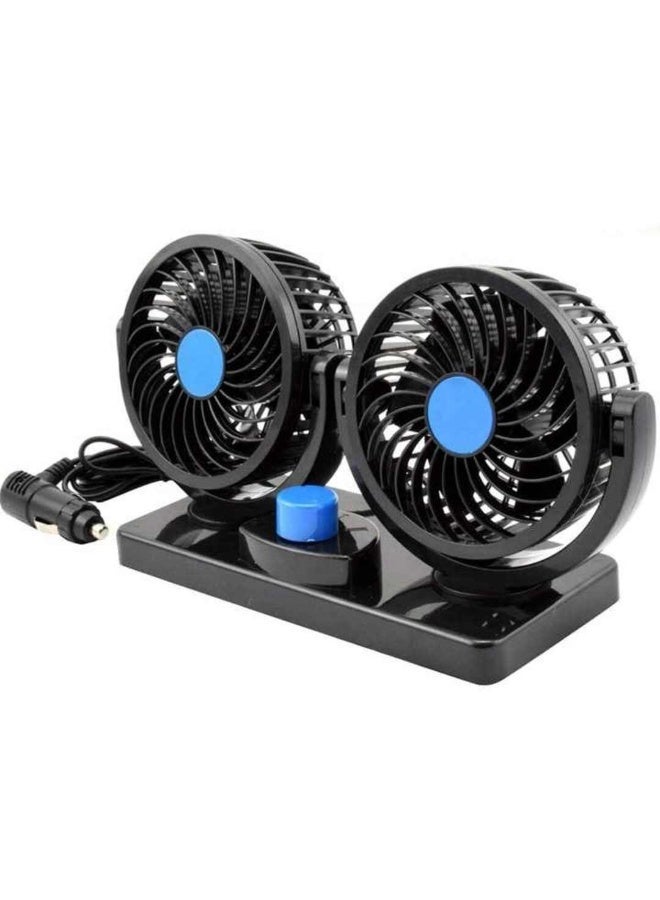 Dual Head Car Dashboard Fan – Adjustable Rotation Portable Cooling for Vehicles - Image 4