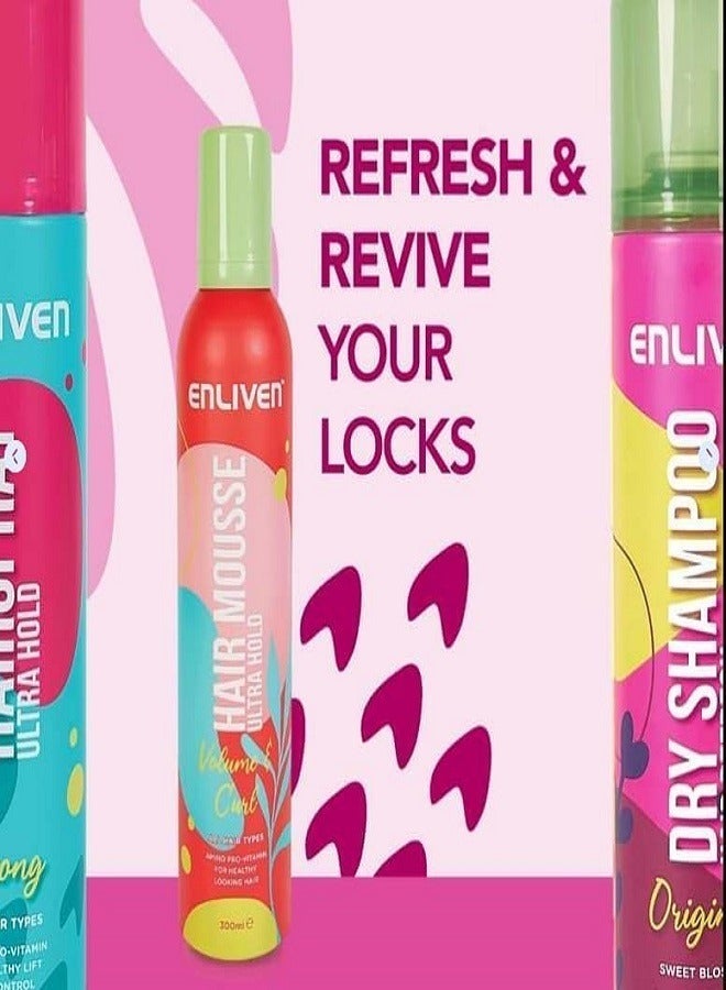 إنليفين رغوة شعر فائقة الثبات 300 مل - Image 2