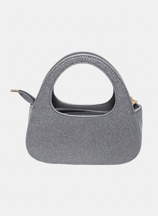 Glitter Women Hand Bag - Grey - Image 1