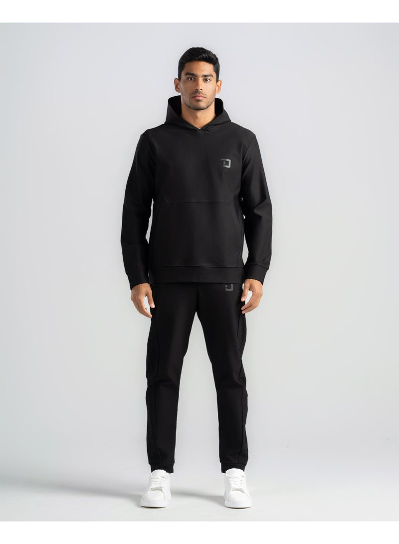 دوت سويت شيرت رجالي بغطاء للرأس وجيب - Image 4