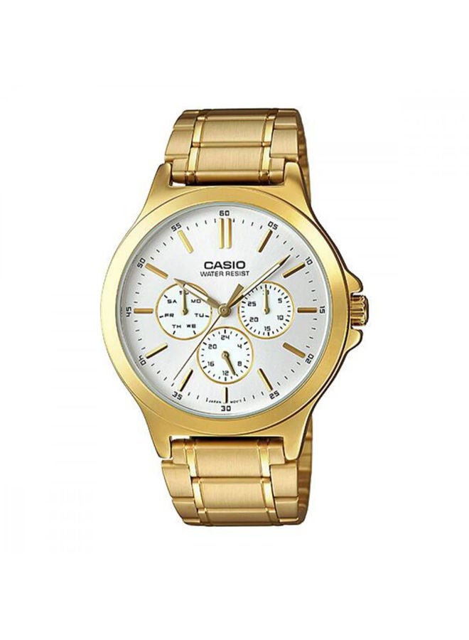 CASIO Stainless Steel Chronograph Wrist Watch  MTP-V300G-7AUDF - Image 1