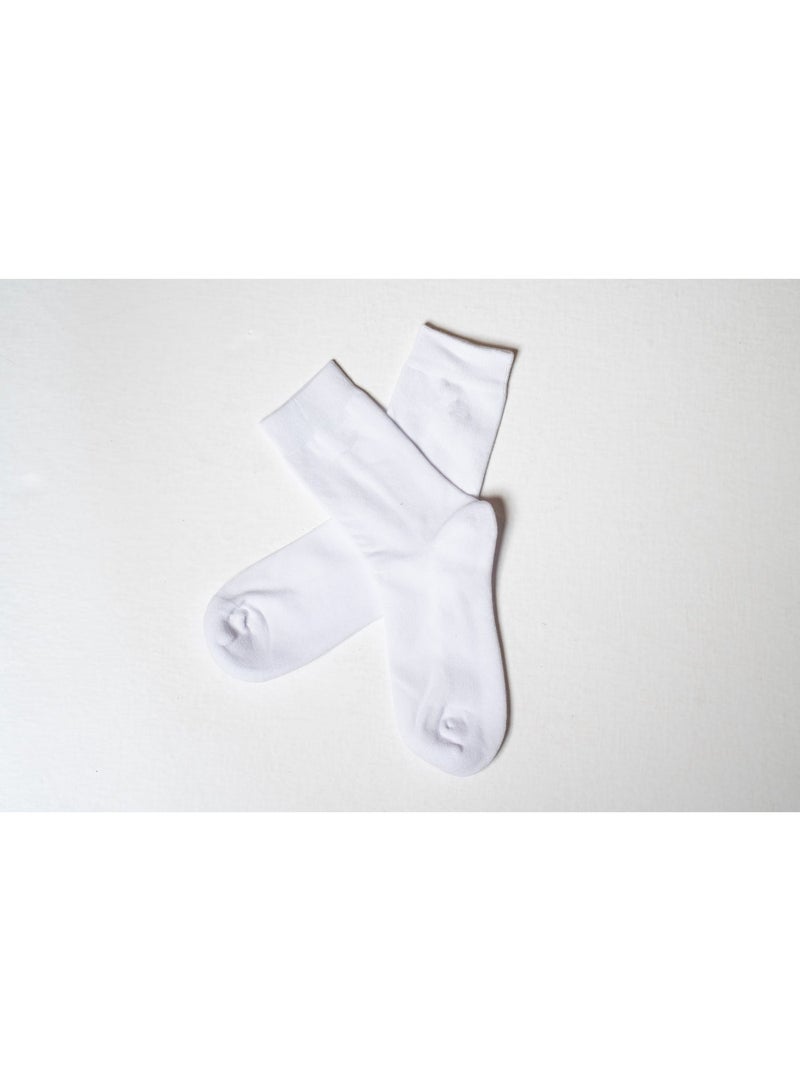 Men’s & Women’s Athletic  Socks – for Comfort and Protection During Running- White - Image 1