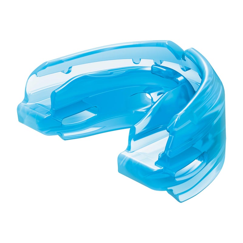 Shock Doctor Double Braces Strapless Mouth Guard, Blue, Adult - Image 1