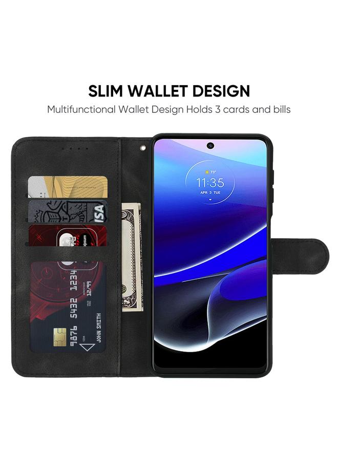 S-TOP Case For Motorola Moto G Stylus 5G 2022 Skin Feel Geometric Lines Leather Phone Case - Image 3