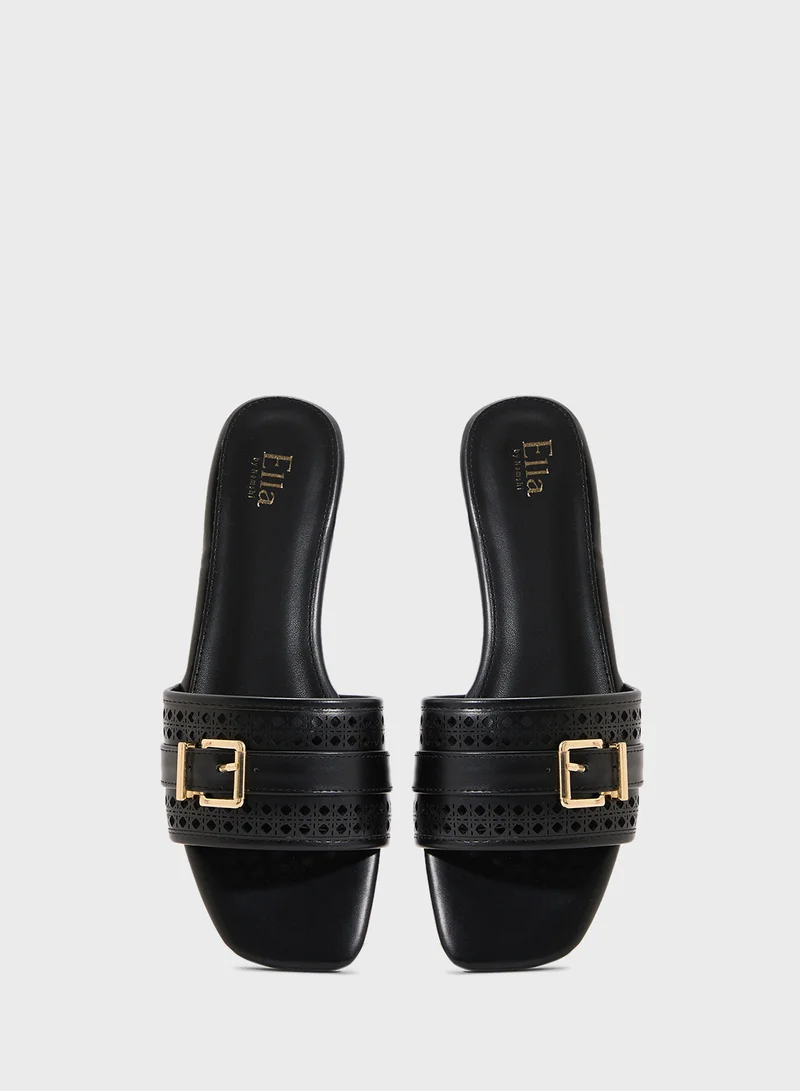 ELLA Flat Sandal With Buckle