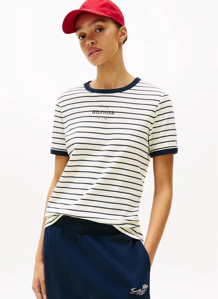 تومي هيلفيغر Crew Neck T-Shirt