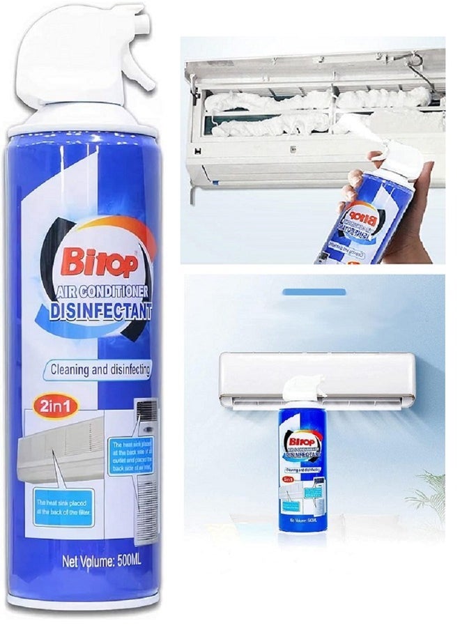 BITOP - Bitop Air Conditioner Disinfectant Foam Spray 500ml, Ac Cleaning Spray, Cleaning & Disinfecting, Sterilizing Deodorant (1Pcs) - Image 1