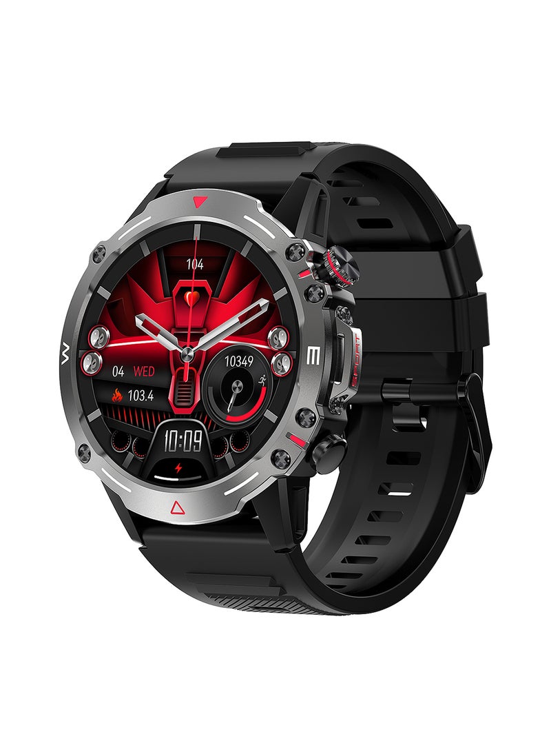 Hulk Smartwatch For Men, AMOLED Always On Display Bluetooth Calling Waterproof Fitness Watches Compatible With Android iOS Black - view 2