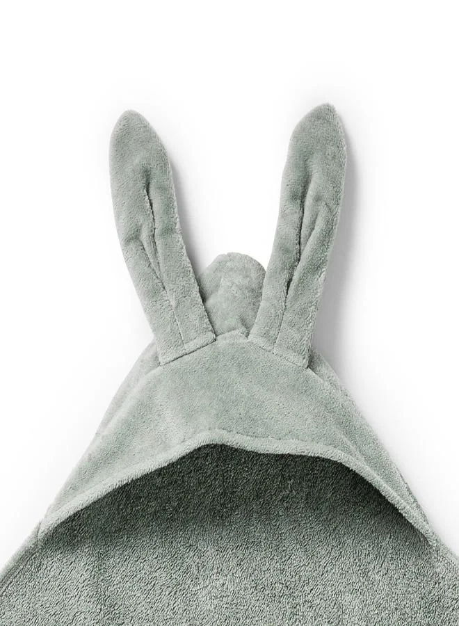 Elodie Details Hooded Towel - Mineral Green Bunny