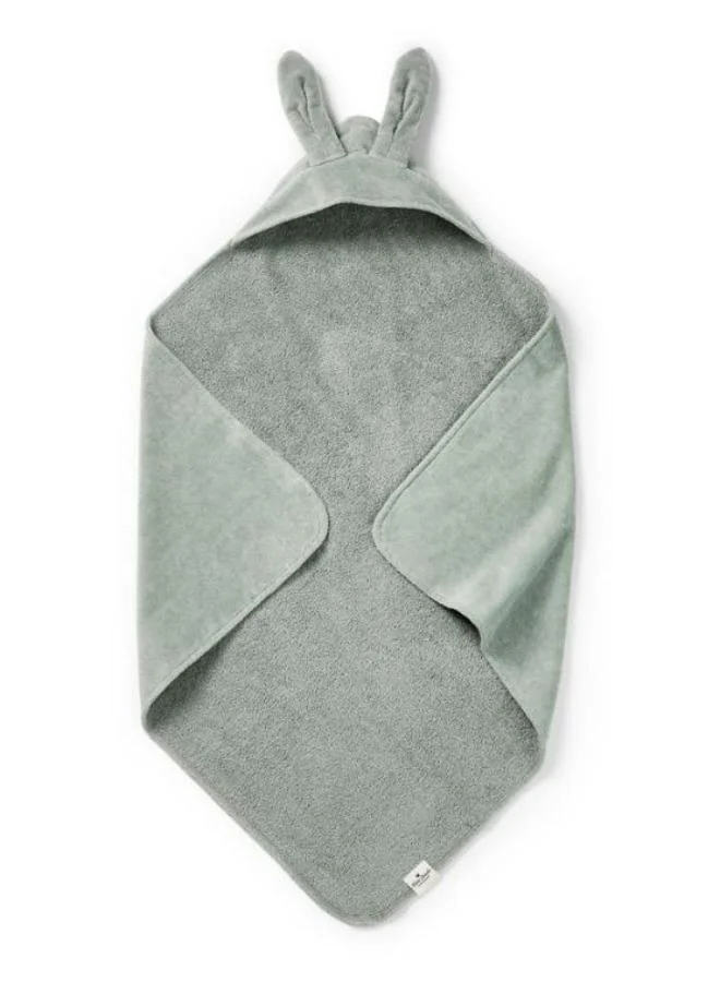 Elodie Details Hooded Towel - Mineral Green Bunny