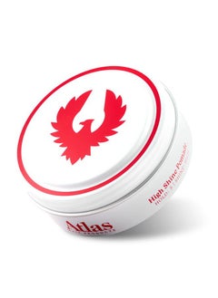 ATLAS Hair Pomade for Men – High Shine, Light Hold Water Based Styling Product – Non Greasy Hair Paste that Smooths Frizz & Defines Waves – Suitable for All Hair Types (2.4 fl oz, Pack of 1)  - Image 1