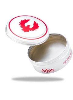 ATLAS Hair Pomade for Men – High Shine, Light Hold Water Based Styling Product – Non Greasy Hair Paste that Smooths Frizz & Defines Waves – Suitable for All Hair Types (2.4 fl oz, Pack of 1)  - Image 3