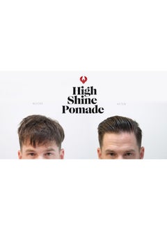 ATLAS Hair Pomade for Men – High Shine, Light Hold Water Based Styling Product – Non Greasy Hair Paste that Smooths Frizz & Defines Waves – Suitable for All Hair Types (2.4 fl oz, Pack of 1)  - Image 2