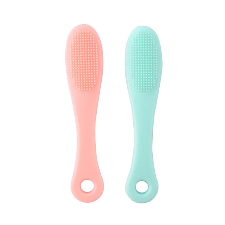 AILEXIM Silicone Face Scrubber Manual Facial Cleansing Brushes | Face Scrubber Cleanser Brush for Gently and Effectively Cleaning | Removing Blackheads and Massaging (Pack of 2) - Image 1
