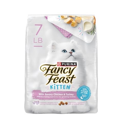 Fancy Feast Purina Fancy Feast Kitten With Savory Chicken and Turkey Kitten Dry Food - 7 lb. Bag - Image 1