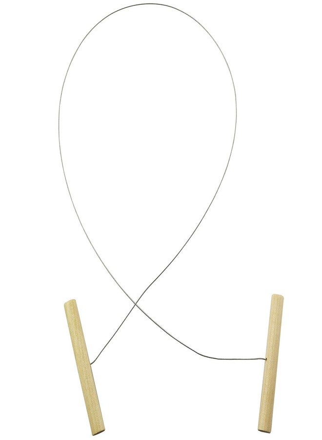 ZYAMY 3pcs Wire Clay Cutter Wooden Toggle Handles with Twisted Strand Steel Wire Cutting Tool for Clay Sculpey Plasticine Cheese Ceramic Dough Pottery Tool - Image 3