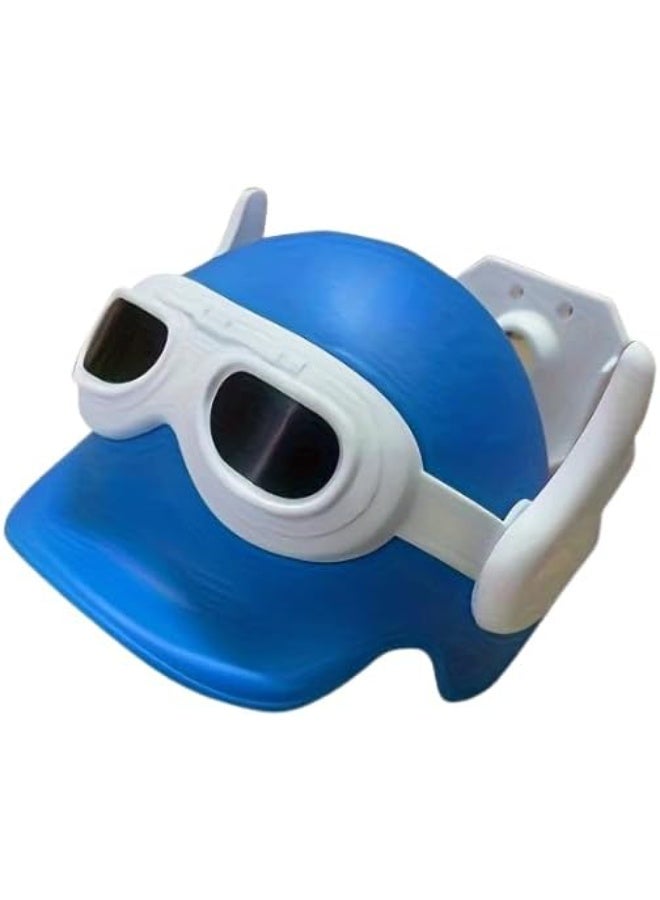Mobile Phone Bicycle Mount, Cool Blue Cartoon Design, Adjustable Handlebar Holder with Sunglasses - Image 2