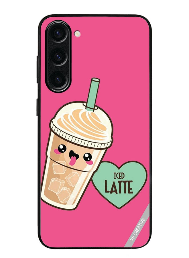 VR CREATIVE Protective Case Cover For Samsung Galaxy S24 Plus Iced Tea Design Multicolour - Image 1