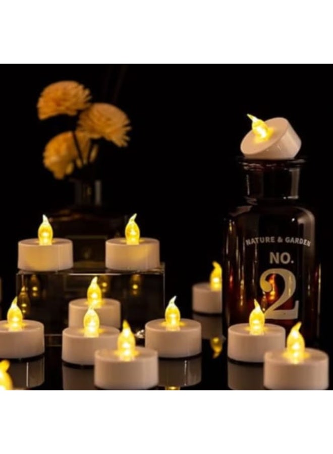 Pack of 24 flameless candles - Image 1