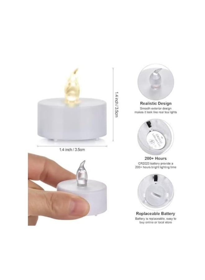 Pack of 24 flameless candles - Image 3