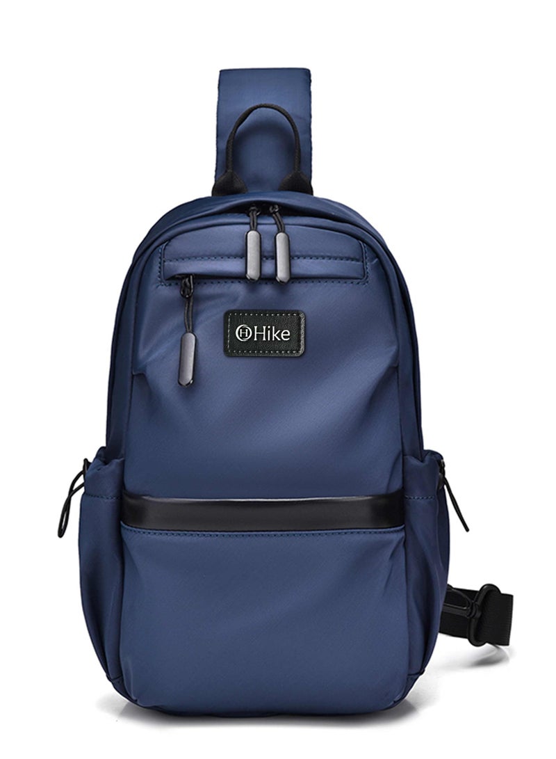 هايك Hike Unisex Sling Bag Water Resistant Anti-Theft Unisex Shoulder bag for Travel Business Shopping College Outdoor, HK3307-BLUE - Image 1