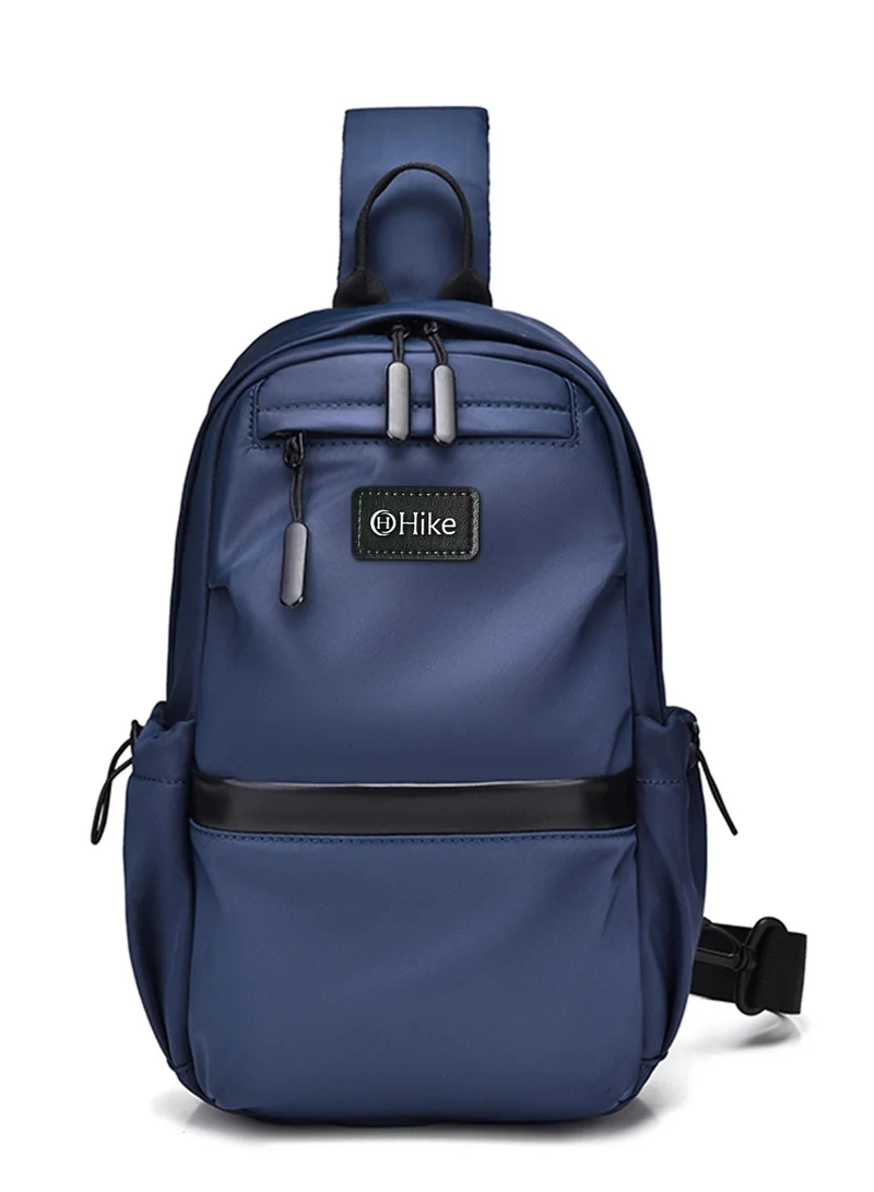 HIKE Unisex Sling Bag Water Resistant Anti-Theft Unisex Shoulder bag for Travel Business Shopping College Outdoor, HK3307, Blue