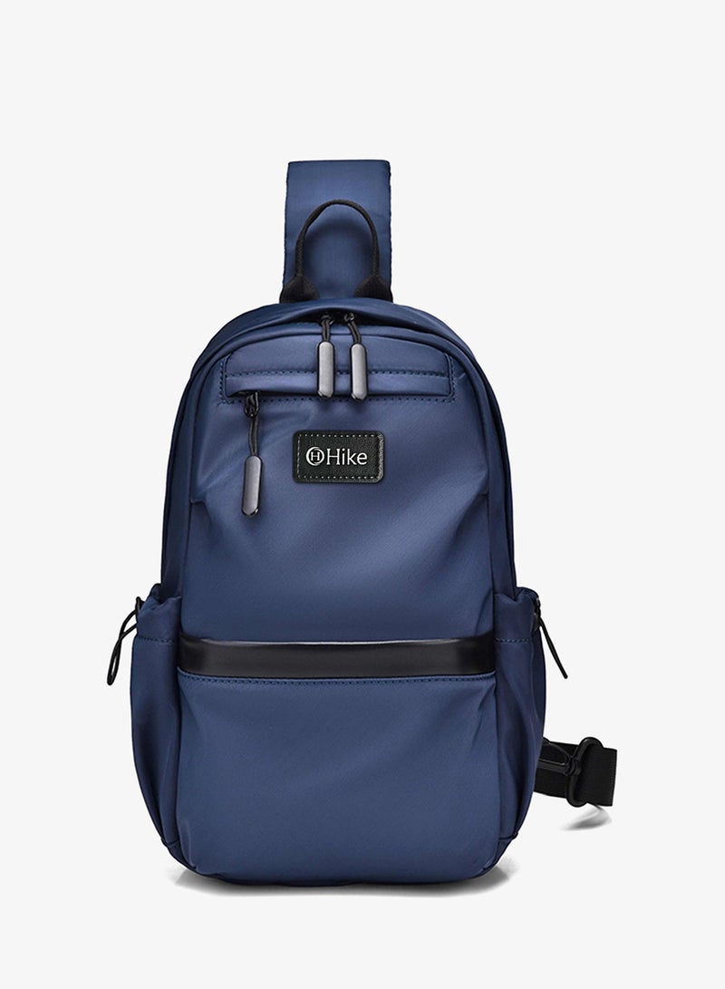 HIKE Unisex Sling Bag Water Resistant Anti-Theft Unisex Shoulder bag for Travel Business Shopping College Outdoor, HK3307, Blue - Image 2