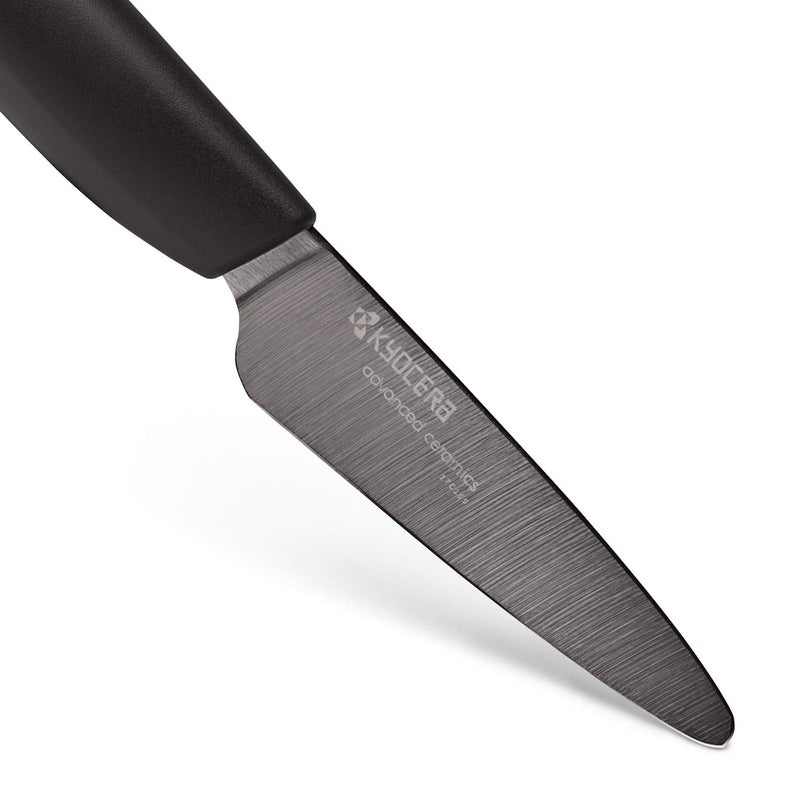 Kyocera Advanced Ceramic Revolution Series 3-inch Paring Knife, Black Blade - Image 2