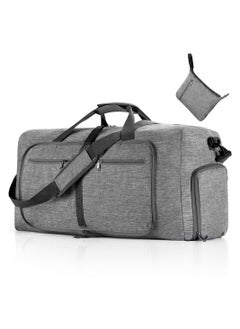 115L Foldable Travel Duffel Bag with Shoes Compartment Waterproof