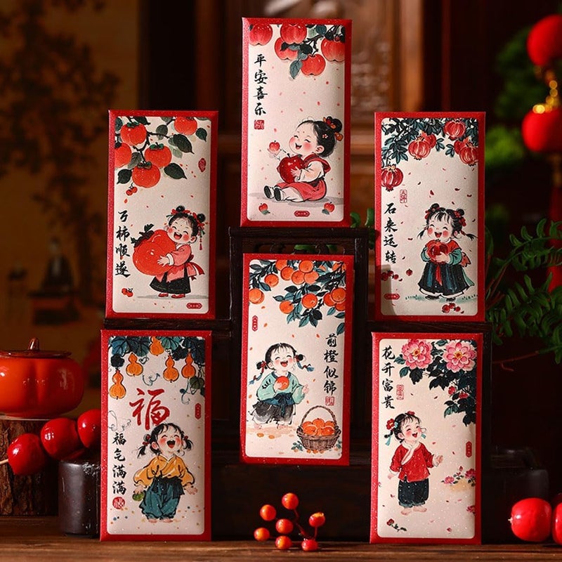 MOLILEAF Chinese Red Envelopes for Lunar New Year, Birthday, Lucky Money Envelope Red Packets for kids Adults as New Year Gift & Blessing - Image 2