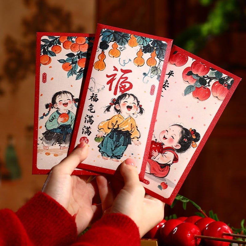 MOLILEAF Chinese Red Envelopes for Lunar New Year, Birthday, Lucky Money Envelope Red Packets for kids Adults as New Year Gift & Blessing - Image 4