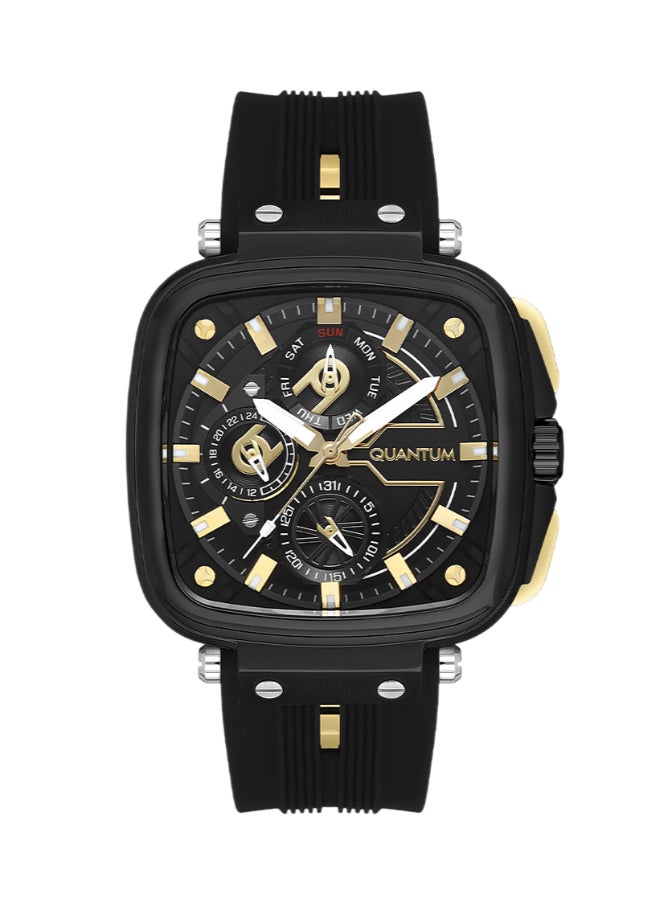 Quantum QUANTUM Men's Multi Function Black Dial Watch - PWG1014.651  - Image 1