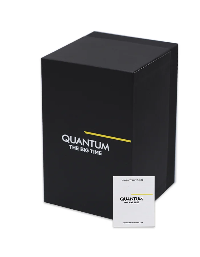 Quantum QUANTUM Men's Watch, Multifunction Display and Silicone Strap - PWG1014.651, Black