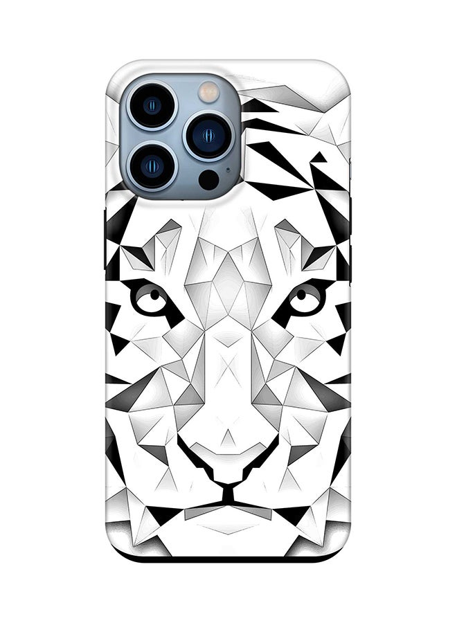 Stylizedd Tough Pro Series Case for iPhone 15 Pro Dual Layer Hybrid PC TPU Customized Mobile Cover Matte Finish Phone Case - Poly Tiger - Image 1