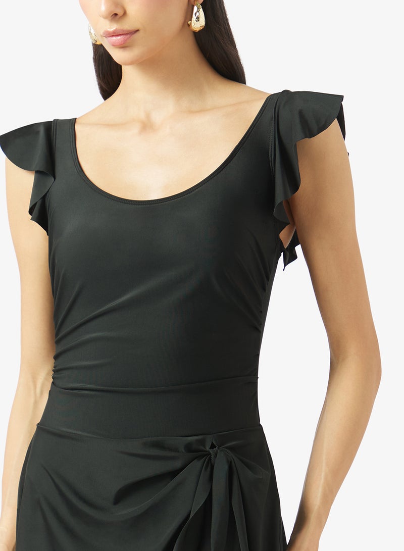 ELLA Swimsuit With Tie Up Skirt - Image 3