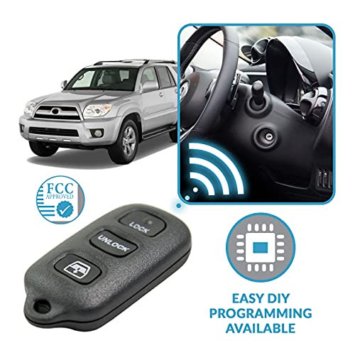 Keyless2Go Replacement for New Keyless Entry Remote Car Key Fob 4 Button FCC HYQ12BBX HYQ12BAN - Image 5