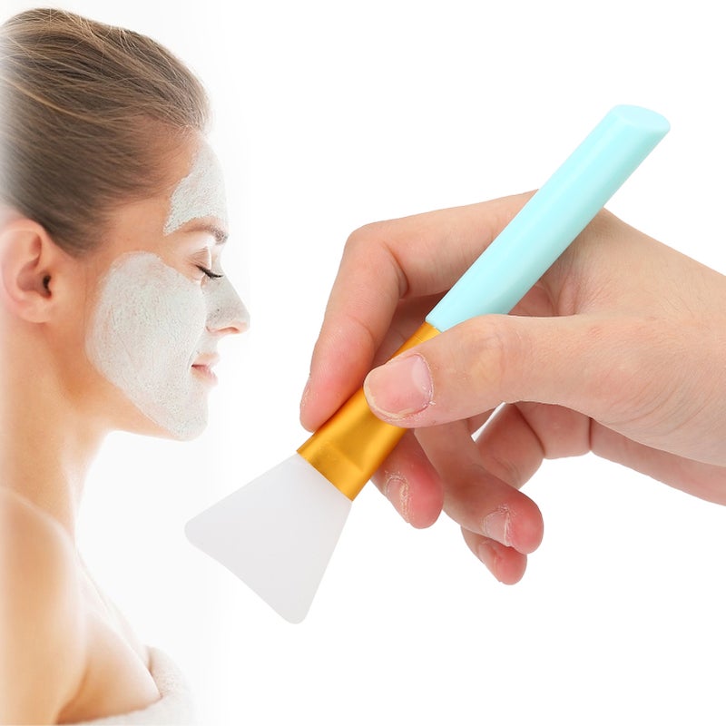 Soft Head Face Mask Brush Beauty Salon Makeup Facial Mud Masks Even Applicator Blue - Image 4