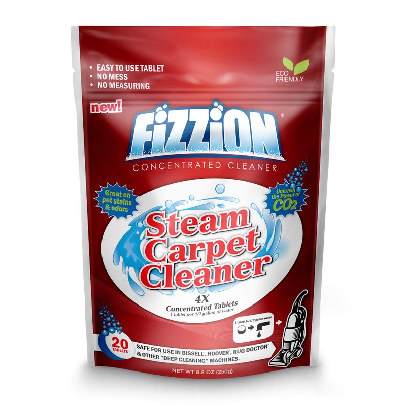Fizzion Clean Stain Remover Steam Carpet Cleaner Tablets (20 Count) - Image 1
