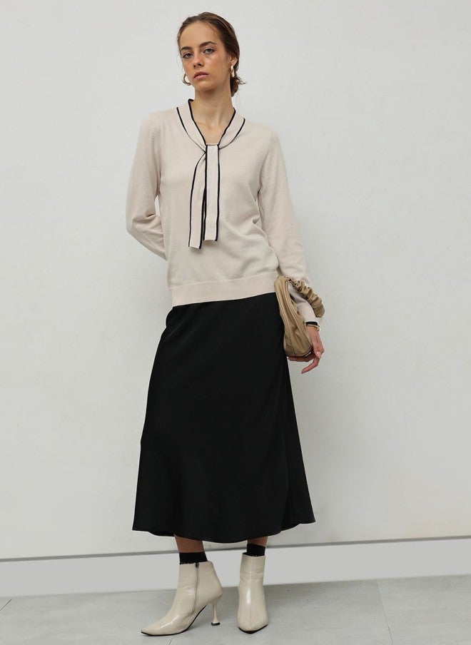 STREET 9 بلوزة نسائية بيج - Image 5