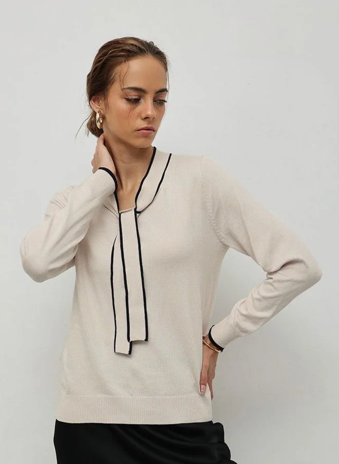 Beige Pullover for Women