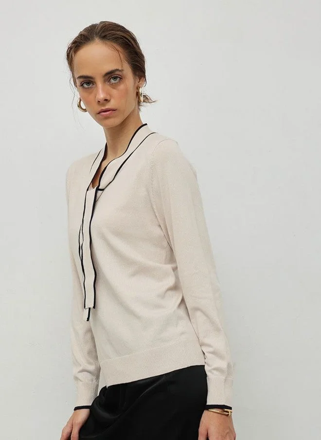 STREET 9 بلوزة نسائية بيج