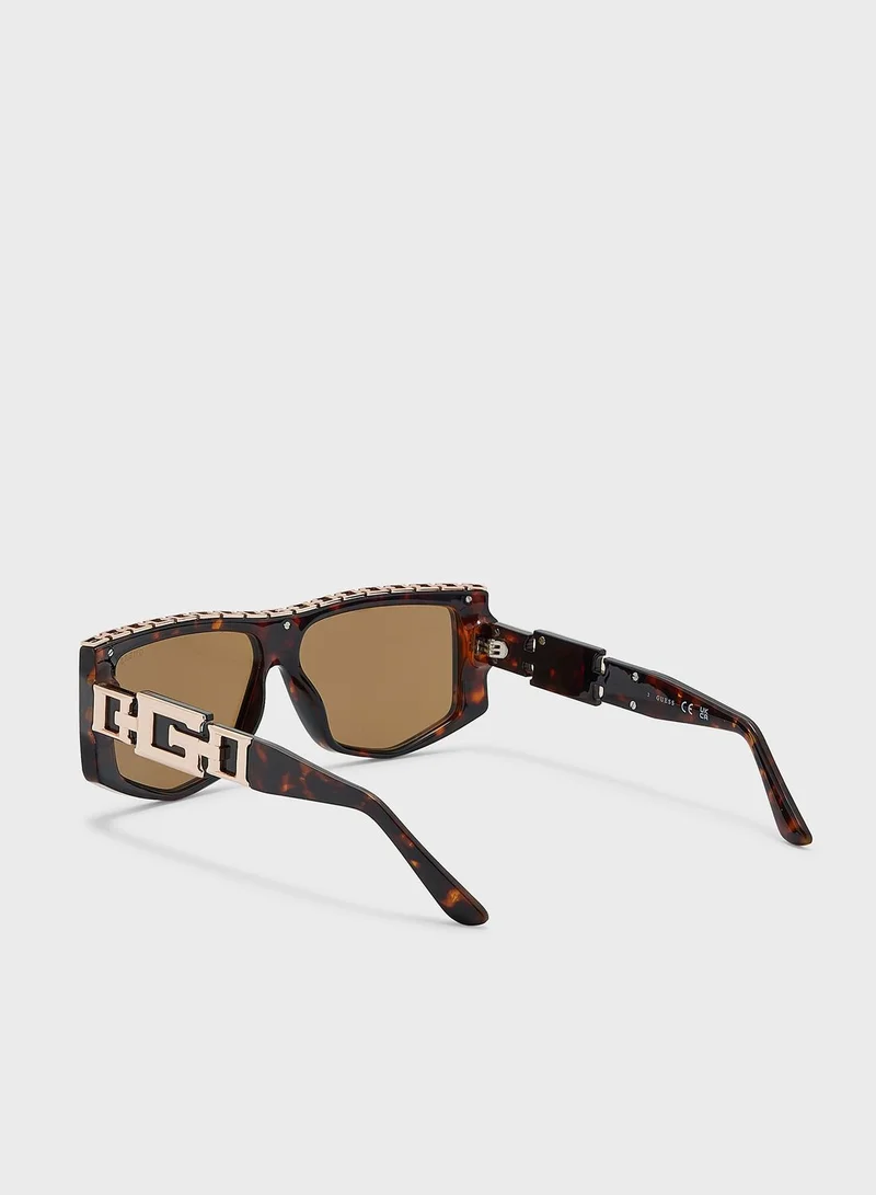 GUESS Vintage Frames Shape Sunglasses