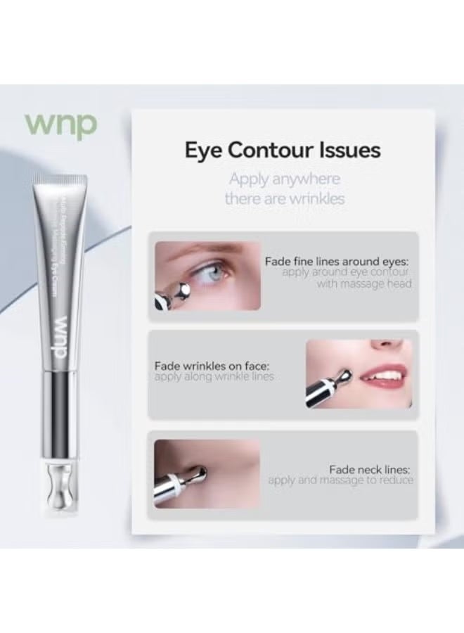 WNP Eye Cream|Wrinkle Eraser EyeCream, Multi-peptide Firming Eye Tightener, Anti-Aging Eye Cream for Puffiness and Bags Under Eyes Cream - Image 4